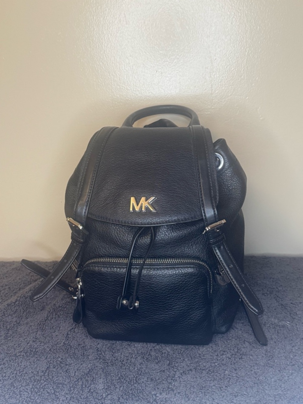 Michael Kors Beacon Small Leather Backpack